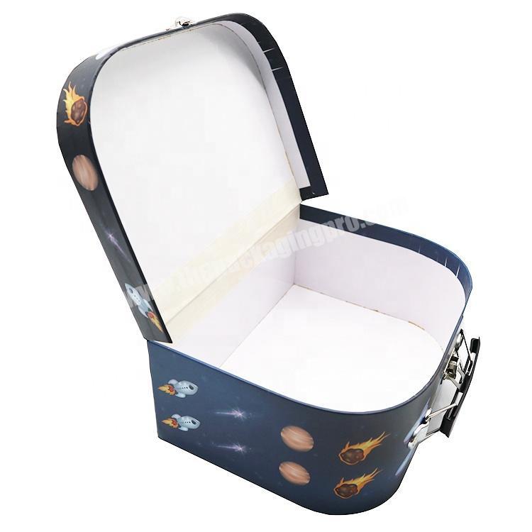 Large Capacity Free Sample Custom Paper Suitcase Gift Box For Toy Packaging