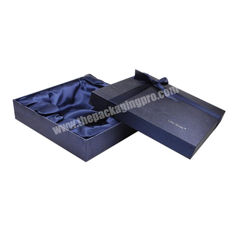 Leather Wedding Set Navy Blue Love Bridal Party Luxury Special Paperboard Nice Chinese New Year Gift Box