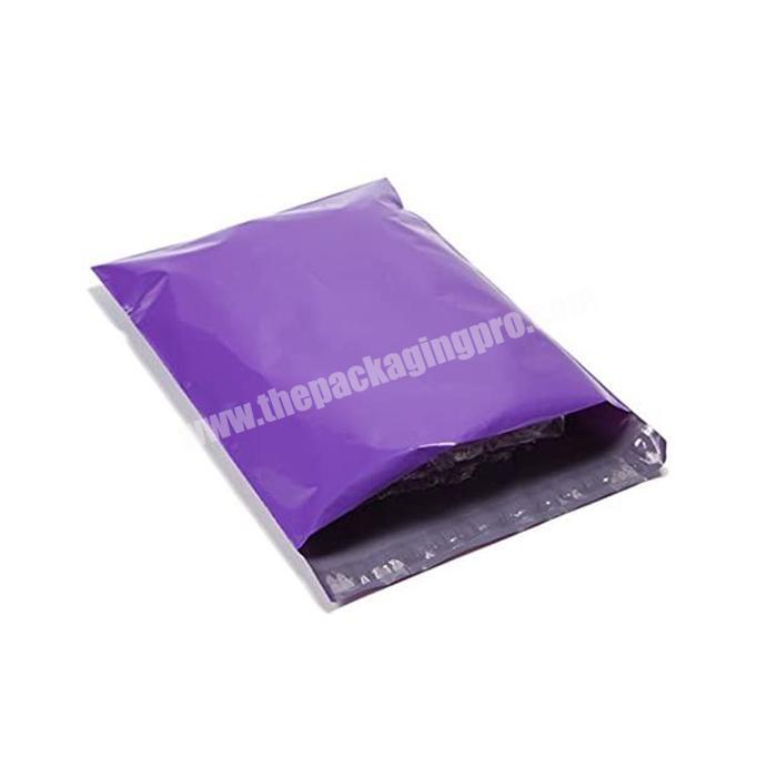 Lightweight design top quality mailing bags purple custom logo poly mailers