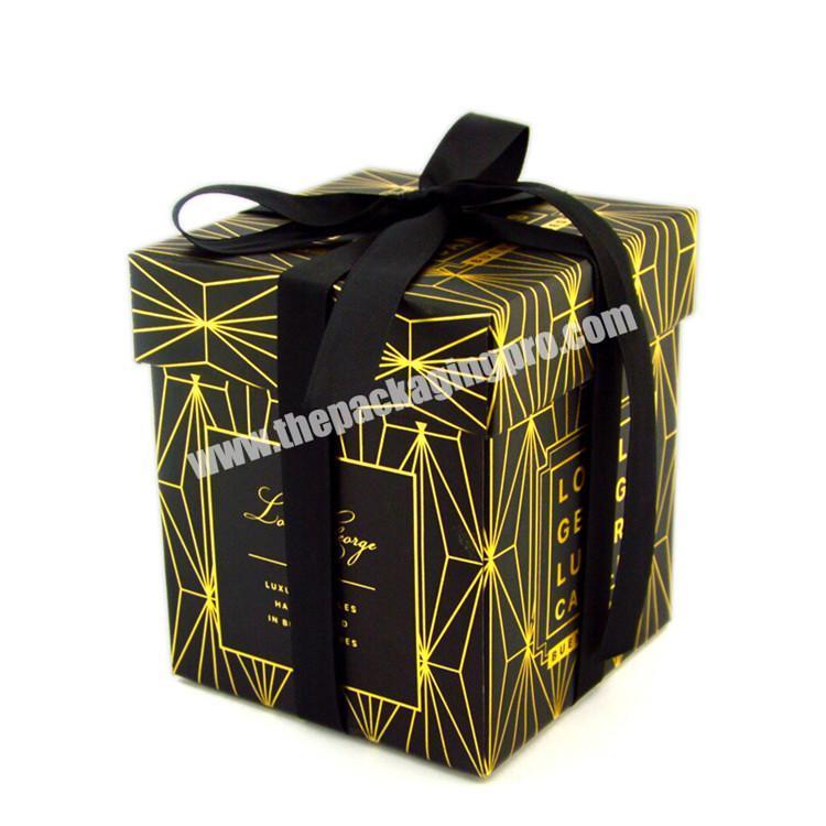 Luxury Black Candle Gift Box Packaging