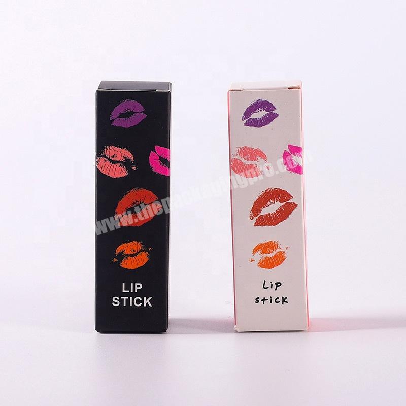 Luxury Cosmetic Lipstick Box Custom Printed White Coated Paper Lipgloss Packaging Lotion Boxes