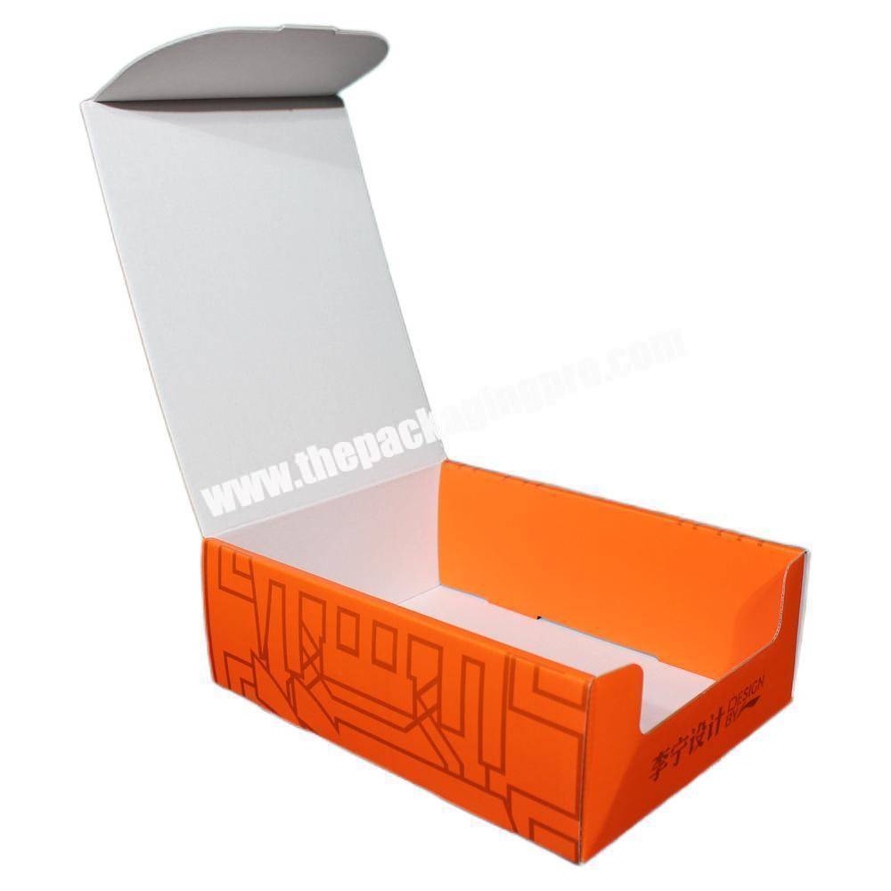 Custom Carton Corrugated Paper Cardboard Cajas Para Zapatos Empty Shipping Shoes Packaging Box
