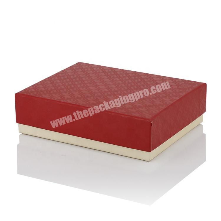 Luxury Fancy Cardboard Packaging Lid And Base Bottom Two Piece Paper Gift Box With Custom Logo Printed