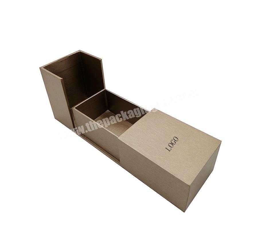 Luxury Golden Cardboard Essential Oil Perfume Gift Box