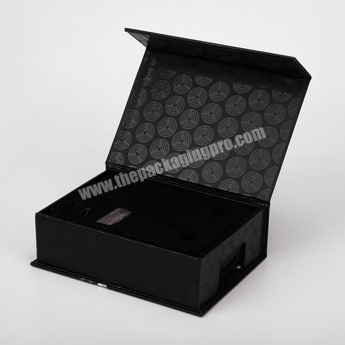 Luxury Hard Cardboard Book Box Flip Top Rigid Box Custom Logo Printed Magnetic Closure Paper Gift Boxes