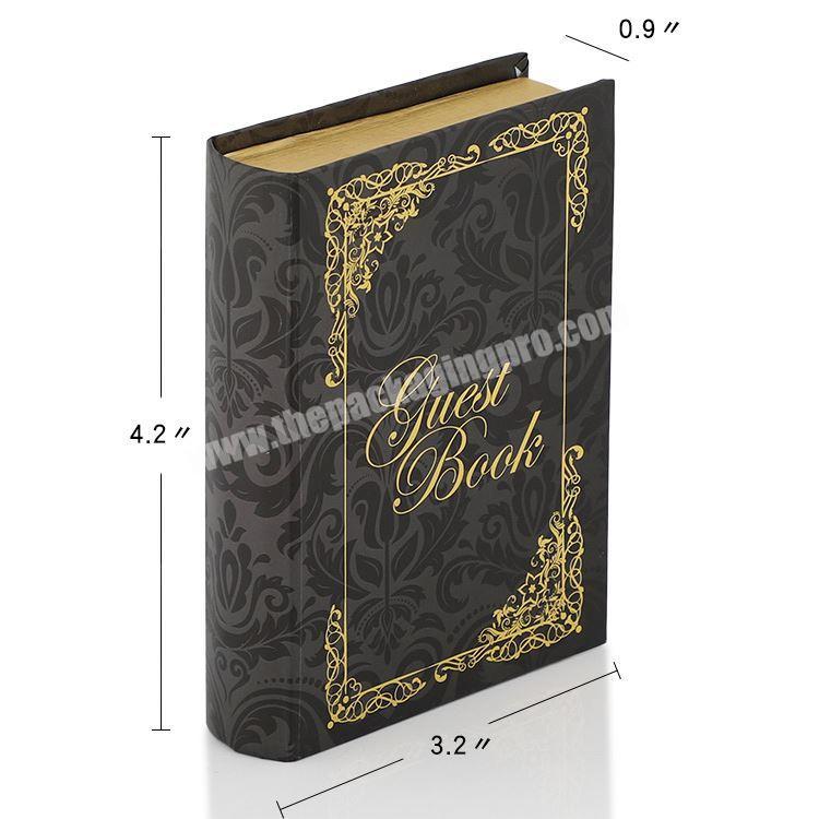 Luxury electronic product packaging cardboard book shaped high quality luxury gift box