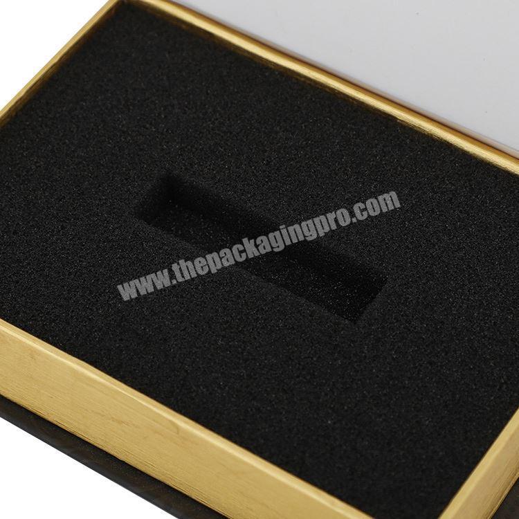 Luxury electronic product packaging cardboard book shaped high quality luxury gift box