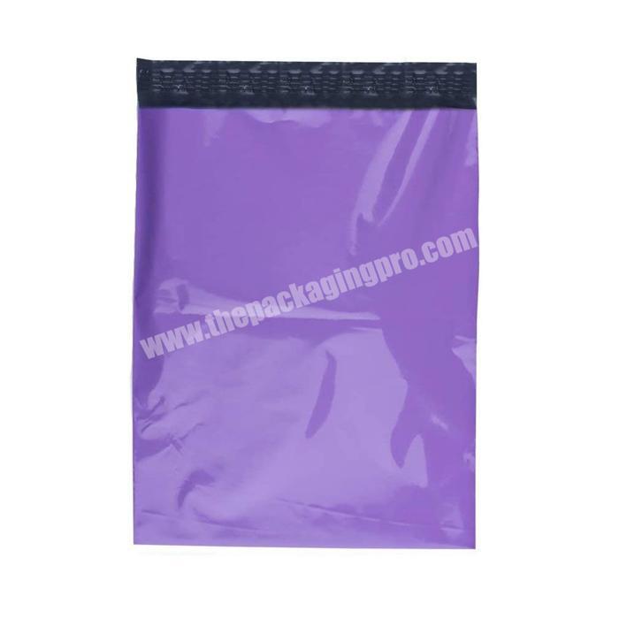 Multipurpose waterproof durable custom frosted large purple mail bags