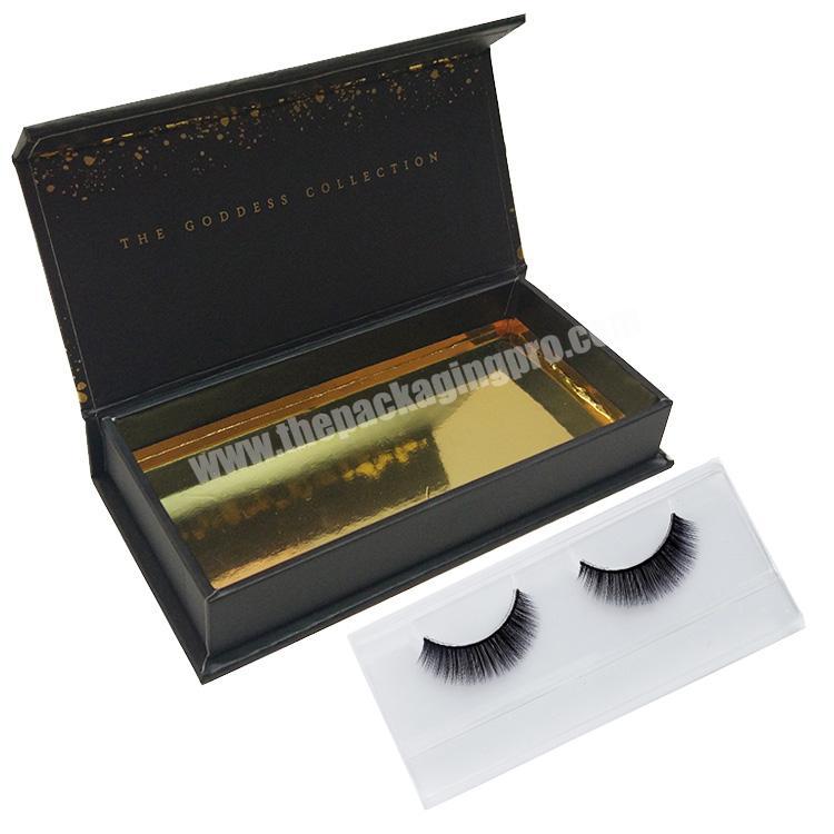 New Arrivals Eyelash Packaging Box Hot Stamping Eyelash Box For False Eyelash