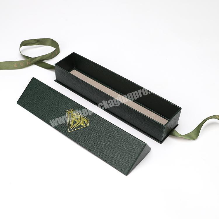 New Necklaces Ribbon Box Packaging,small Gift Jewelry Boxes With Ribbon manufacturer