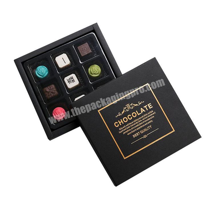 New Selling Valentine Day Biodegradable Candy Sweet Chocolate Box With Plastic Tray