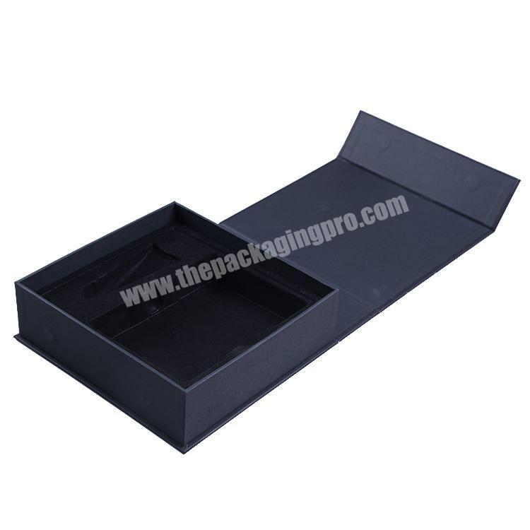 custom OEM Luxury Collapsible with eva foam cosmetic Essential Oil Gift box Grey magnet closure foldable cardboard paper gift boxes 