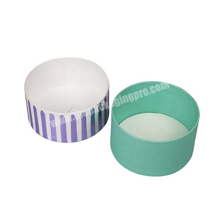 Paper Round Matte Lamination CMYK Printing Luxury Tube Lid and Base Paper Packaging Gifts Packaging Paper Box