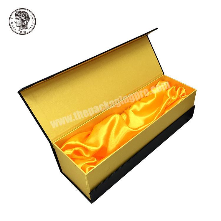 Paper Wine Boxes Packing Custom Made Luxury Black Rigid Cardboard Liquor Set Packaging Boxes Champagne Whisky Red Wine manufacturer