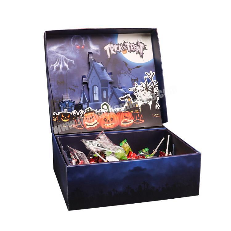 Personalized Cute Custom Box Packaging With Insert Cartoon Halloween Gift Boxes