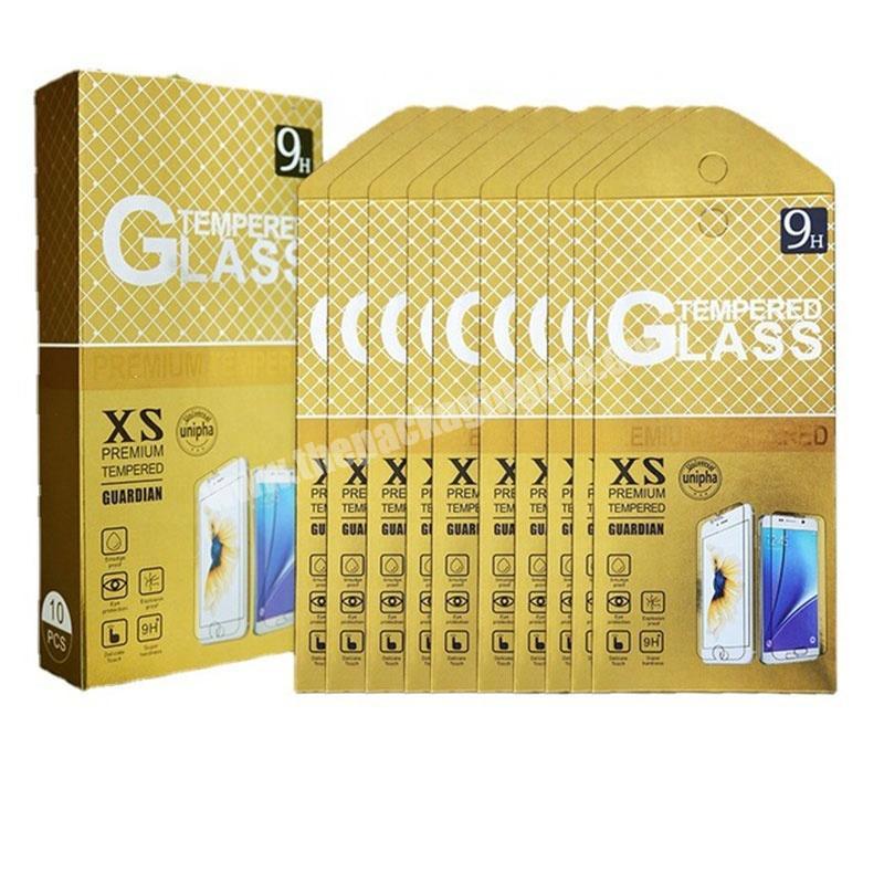 Phone Protective Film Packaging Mobile Retail Package General Tempered Glass Case Screen Protector Packing Box