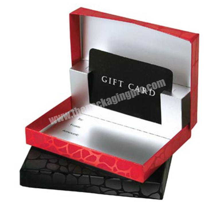 Pop Up Paper Packaging Custom Printed Gift Card Box