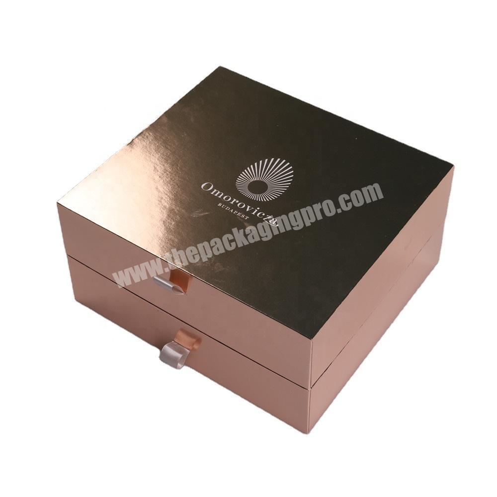 Premium Design Skincare Foldable Gift Box Body Skincare Paper Box