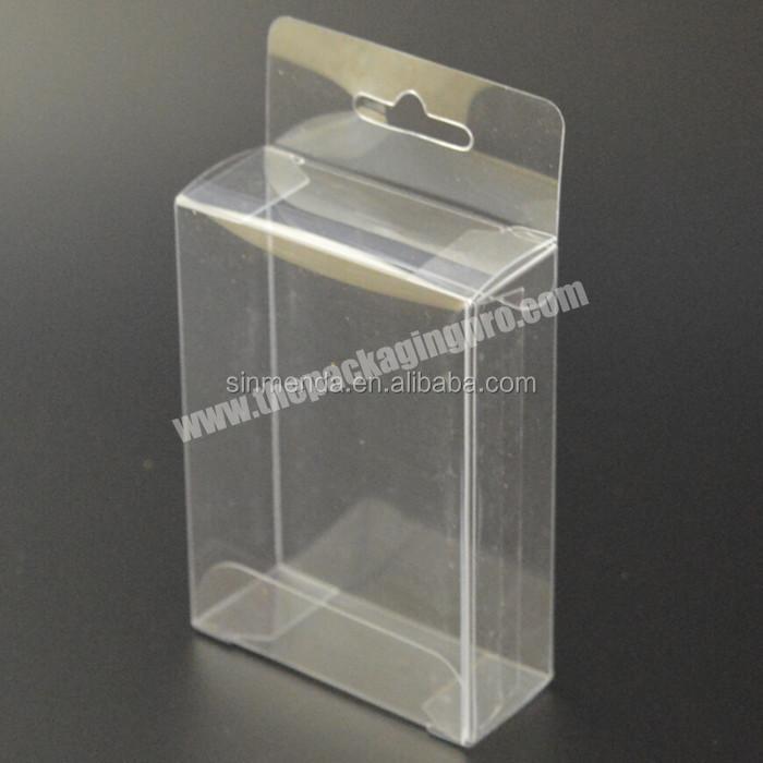 Rectangular packaging gift lure pvc box Rectangular plastic Box Small clear pvc Boxes