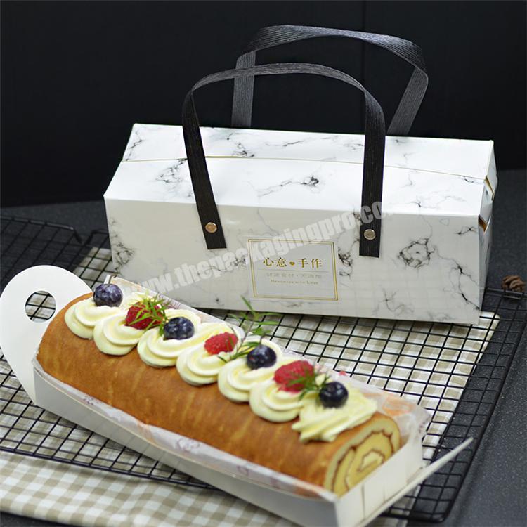 Recyclable Fold Packing Whole cake roll boxes