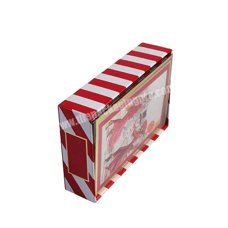Recyclable Rectangle Red Pocket Custom Folding Cosmetic Paper Boxes Packaging