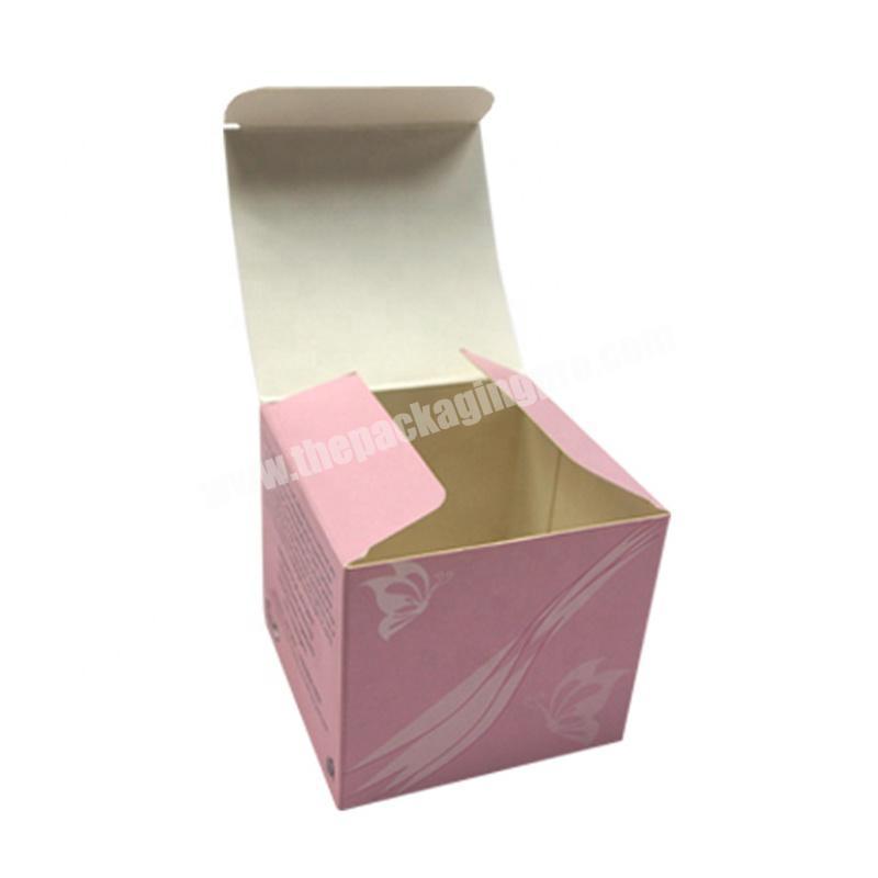 Simple Design Disposable Gel Alcohol Medical Packaging Face Kids Mask Box OEM Auto Lock Bottom Boxes Packaging Supplies