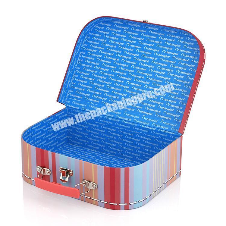 Small Lovely Cute Girls Print Luggage Travel Suitcase Cardboard manufacturer