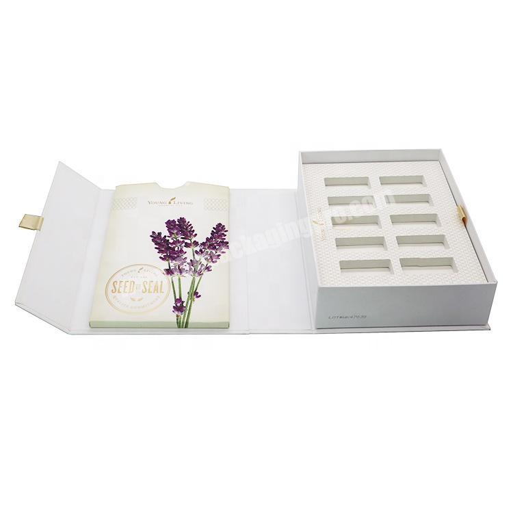 Spot UV Gift Cardboard Essential Oil Custom Paper Cosmetic Packaging Box