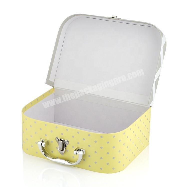 Suitcase Shape Gift Box Cardboard Kids Mini Paper Suitcases