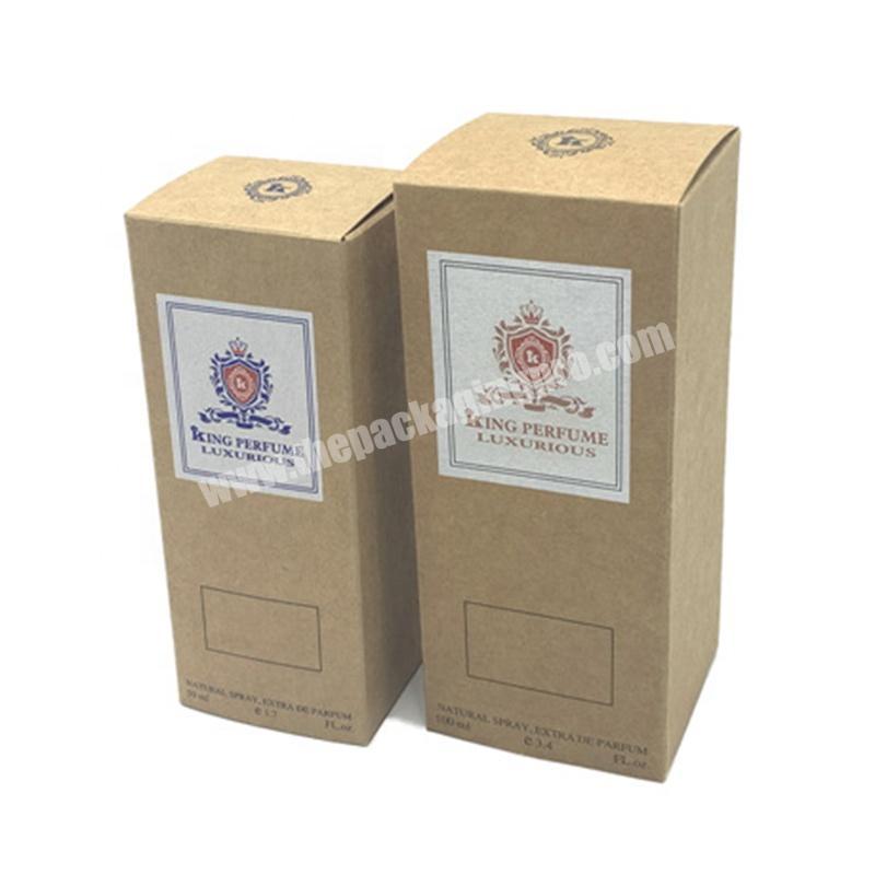Sustainable Eco Friendly Beauty Kraft Gift Packaging Cosmetic Paper Boxes With Logo Printed