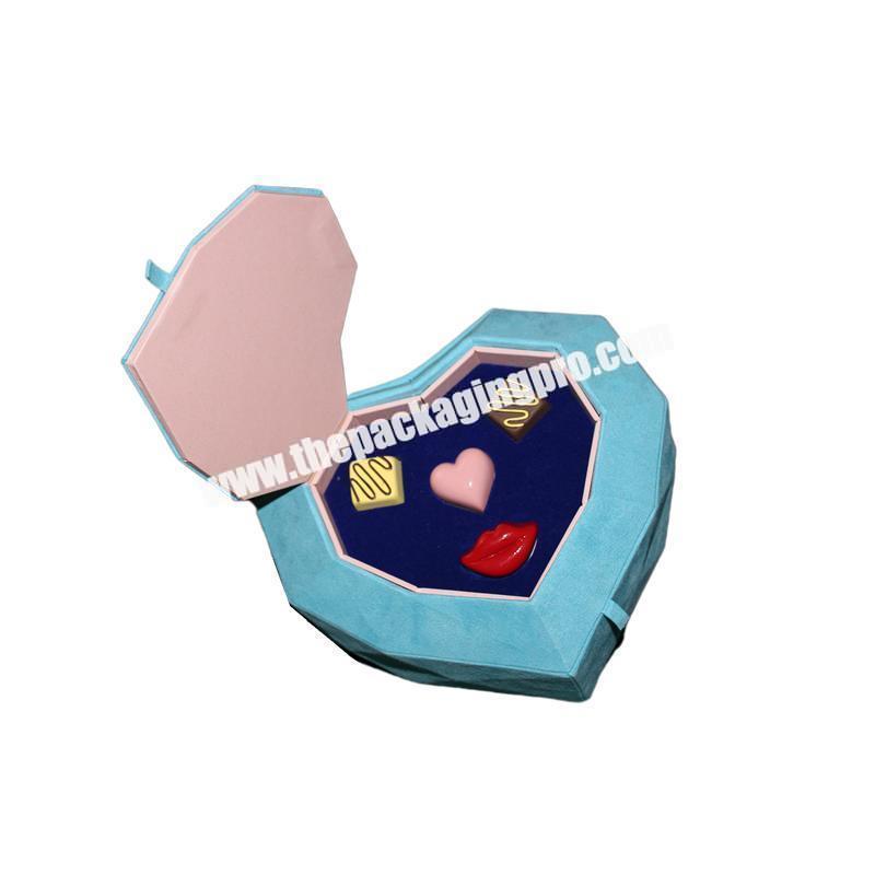High Quality Heart Shaped Chocolate Gift Packing Case Luxury Boxes Packaging Manufacturer manufacturer