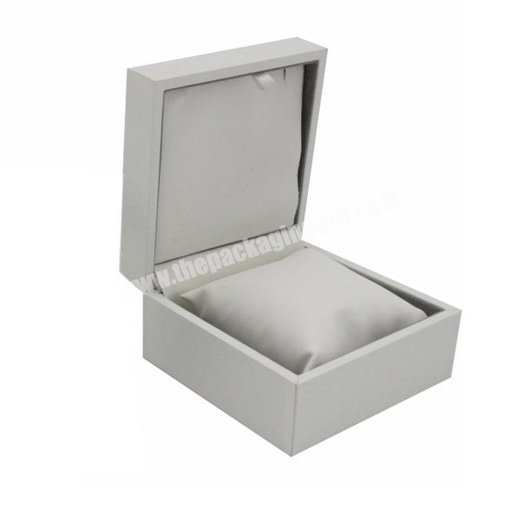Top quality small white watch jewelry storage box with drawers