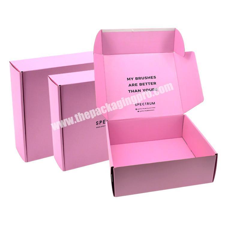 Unique Luxury Custom Printed Corrugated Cardboard E-commerce Packaging Shipping Mailer Boxes