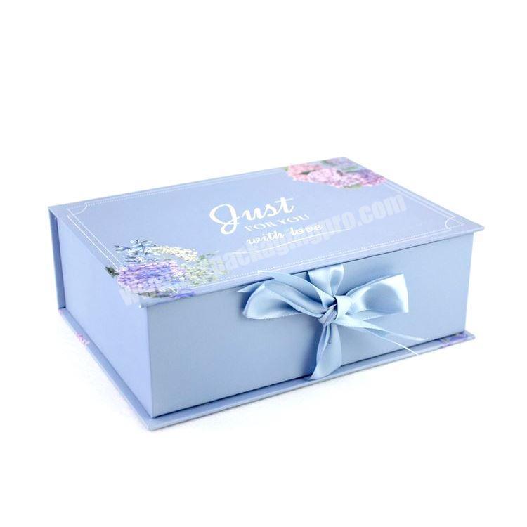 Wedding Party Soap Flower Cloth gift box Packaging Paper Boxes with Ribbon Luxury Cardboard Gift Box Custom
