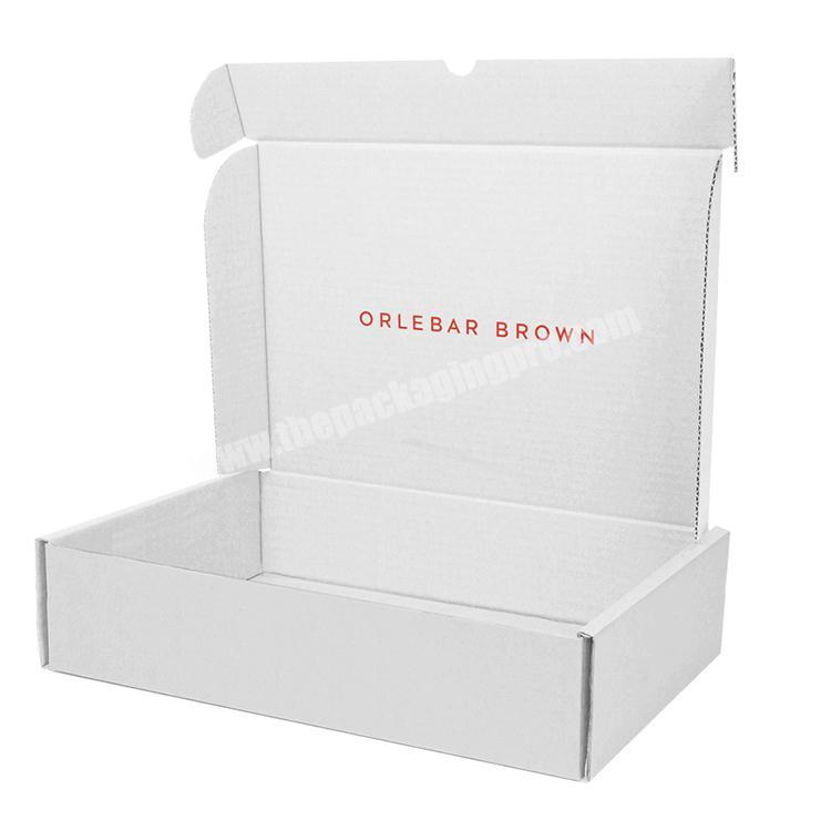 White Mailer Shipping Clothes Packaging Boxes Bultos Para Bebes Custom Ship Corrugated Box Packaging