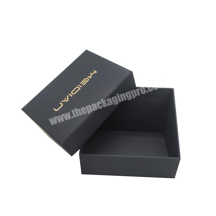 Wholesale Black Gift Box Packaging Cardboard