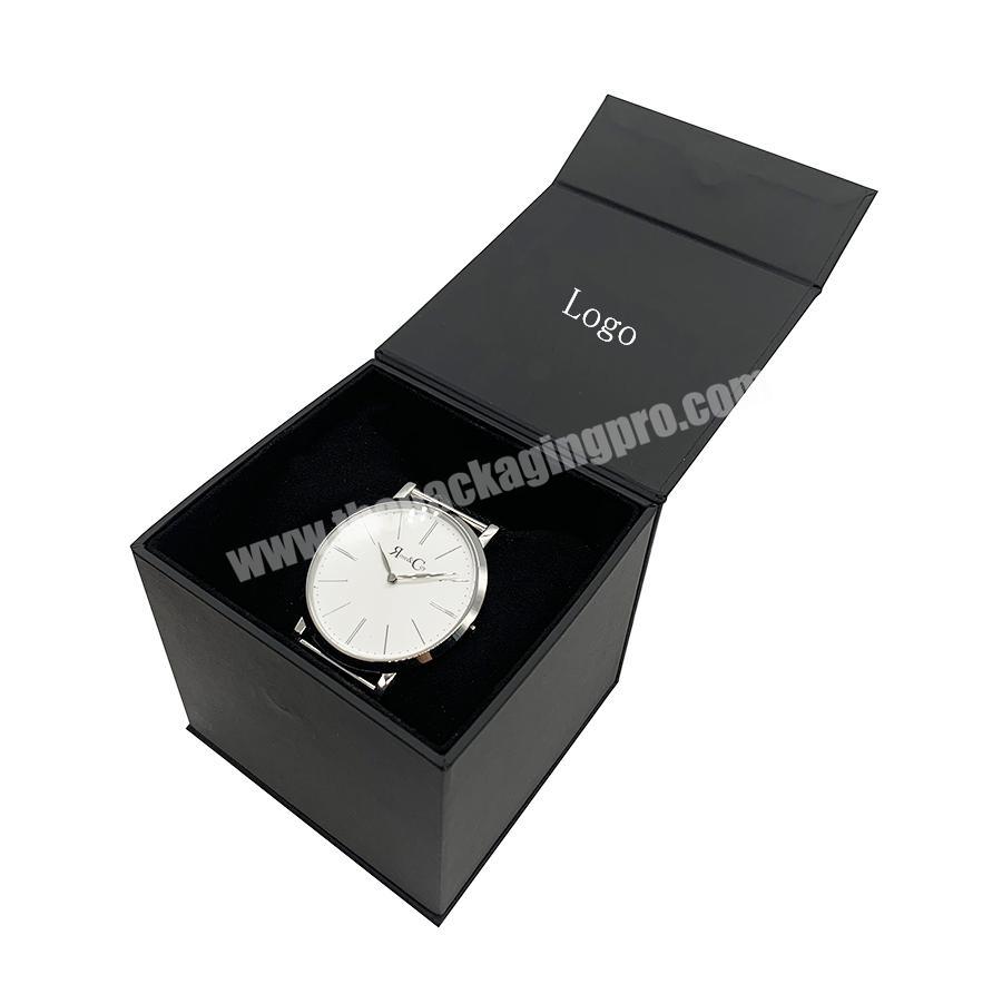 Wholesale Black Leatherette Watch Box Magnet