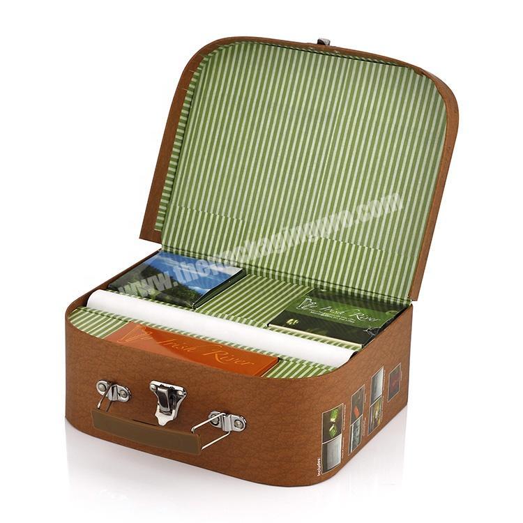 Wholesale Custom Cardboard Small Suitcase Gift Box