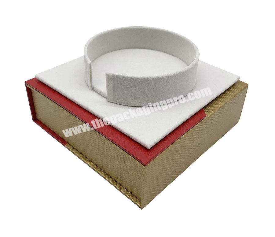 Wholesale Custom Logo Fancy Paper C Circle Bangle Bracelet Box Jewelry Box