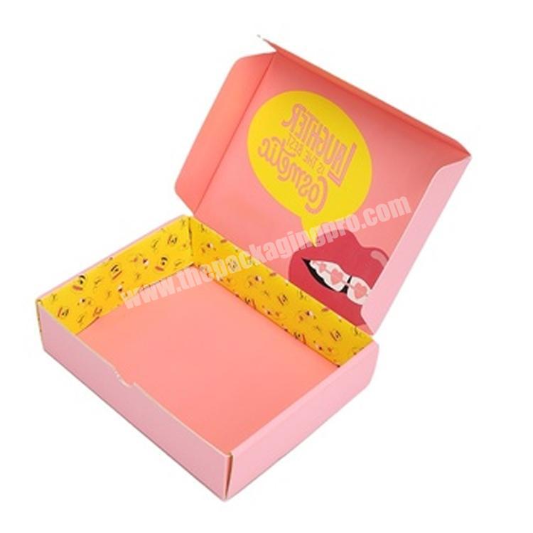 Wholesale Custom Logo Shipping Boxes Mailers Printing Gift Wig Packing Corrugated Paper Boxes for Packiging