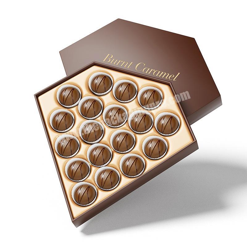 Wholesale Custom Luxury Counter Chocolate Display Box Candy Packaging Diamond Shaped Chocolate Box wholesaler