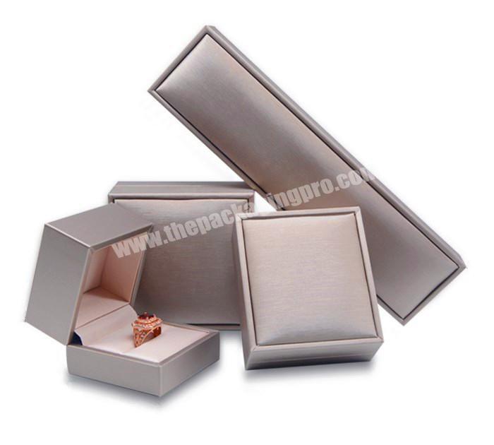 Wholesale Custom Luxury Jewelry Box PU Leather Jewellery Case Jewllery Box for Jewellry Packing Box with logo