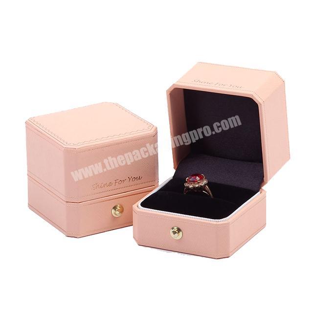 Wholesale Custom Luxury Small Logo Printed Cardboard Paper Birthday Wedding Necklace Bracelet Ring Packaging Gift Jewelry Box wholesaler