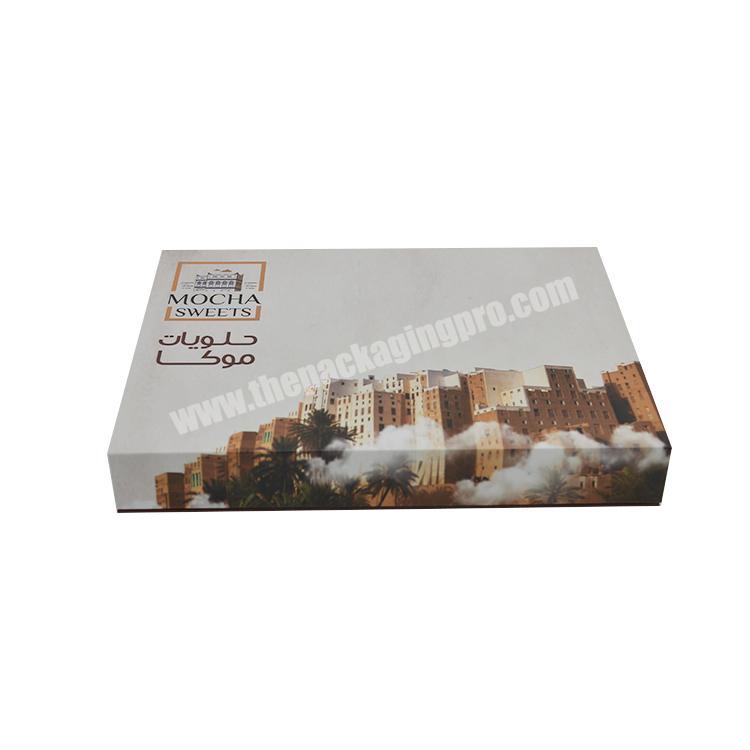 Wholesale Custom Printed Luxury Rigid Cardboard Gift Chocolate Packaging Book Shaped Magnetic Gift Box