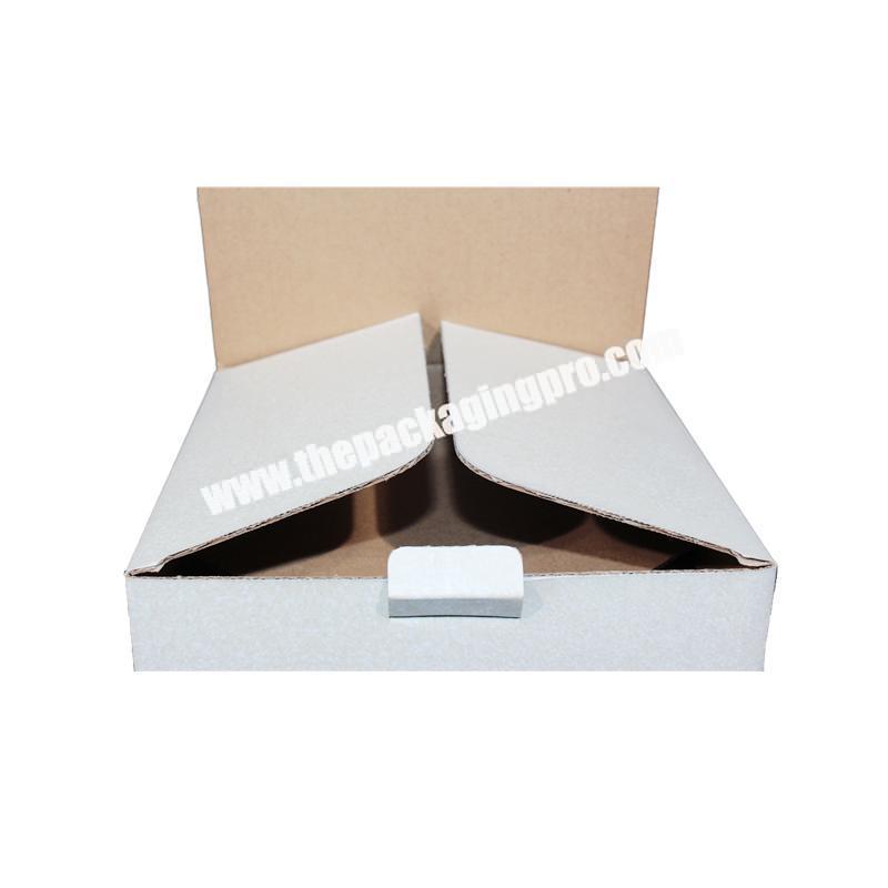 personalize White Costume Mailing Packaging Boxes Design Corrugated Box Supplier Guangdong