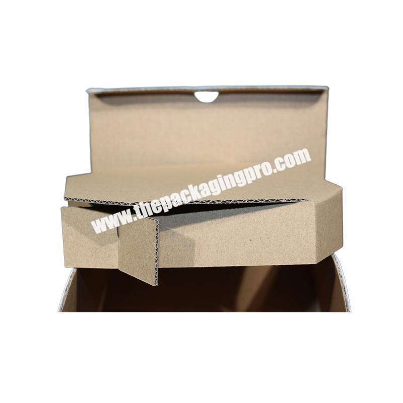 Wholesale Custom Logo Print Corrugated Carton Clothes Underwear Shoes Hats Packaging Box wholesaler