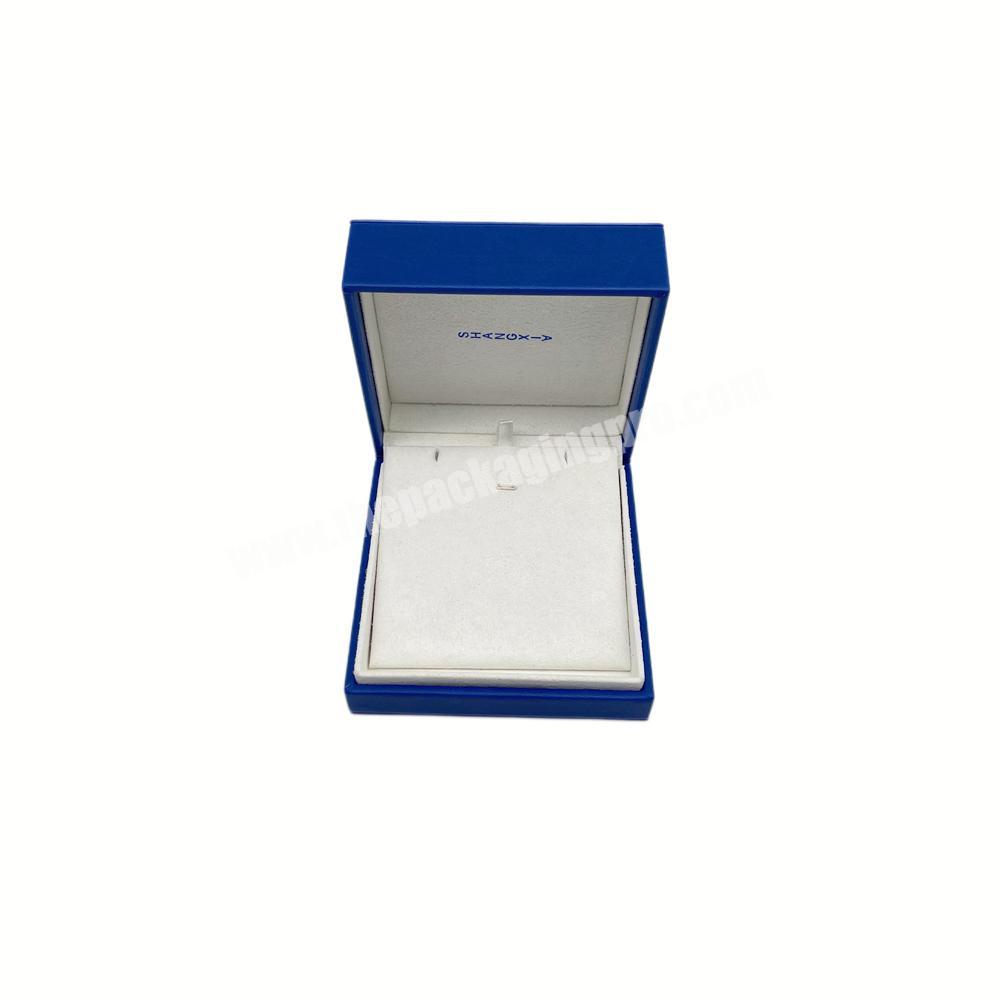 Wholesale Custom Pu Leather Luxury Large Necklace Bracelet Set Packaging Box manufacturer