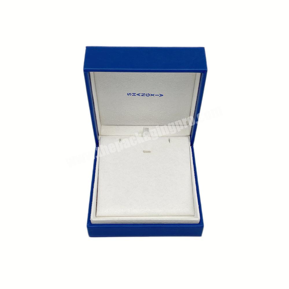 Wholesale Custom Pu Leather Luxury Large Necklace Bracelet Set Packaging Box wholesaler