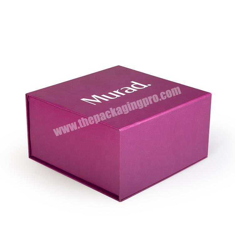 Wholesale Customized Printed Foldable Magnetic Paper Packaging Cosmetic Products Packaging Gift Box