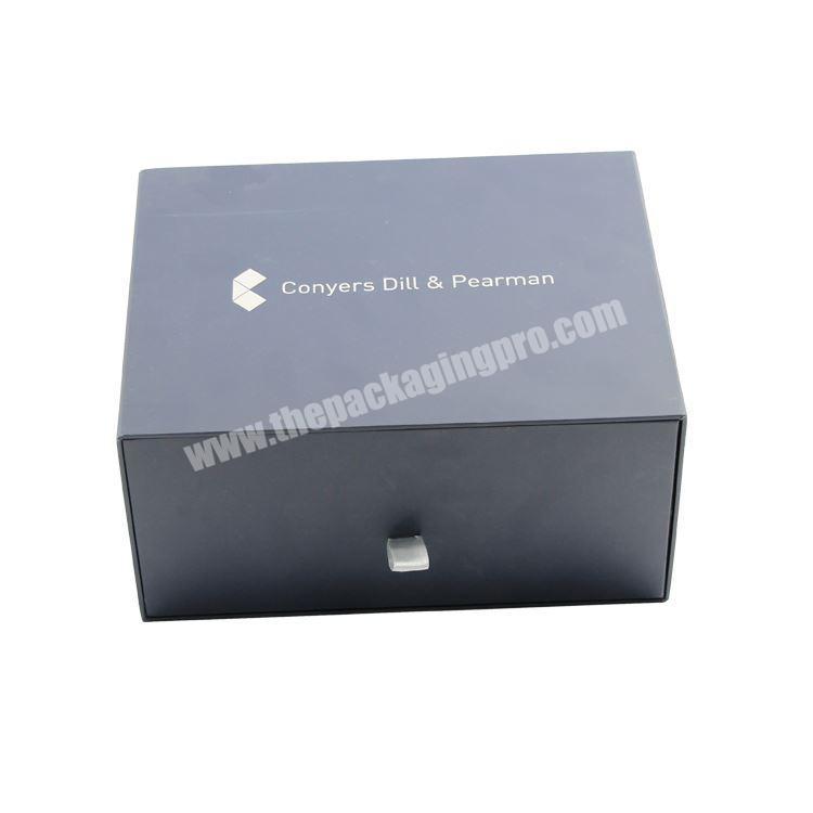 Wholesale Design Luxury Hair Extension Rigid Square Cardboard Packaging Ribbon Drawer Gift Wig Boxes Custom Logo factory